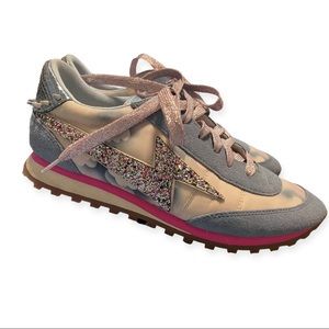 Marc Jacobs Astor Lightning Bolt Glitter Sneakers 38 (8 US)
